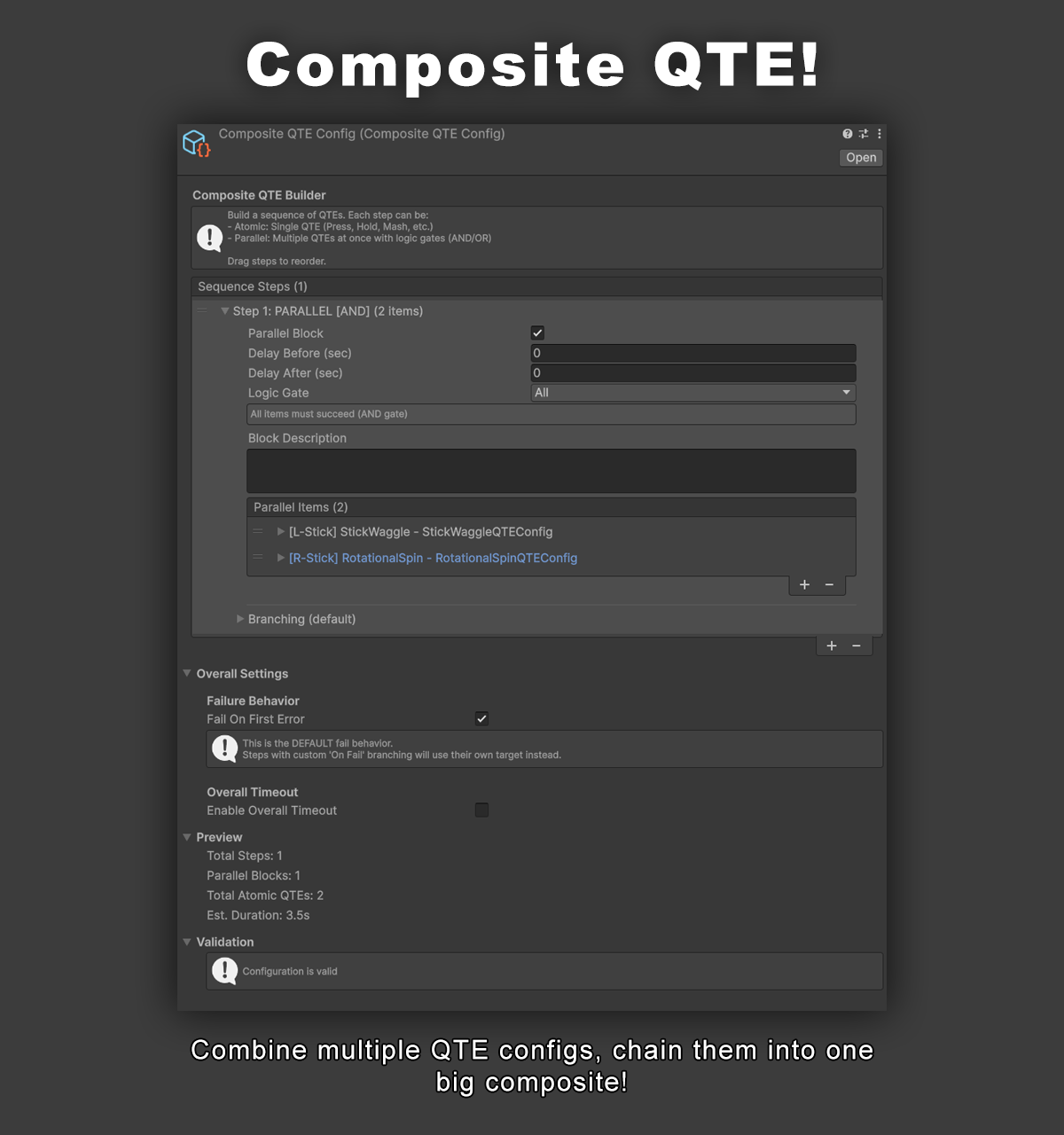Composite QTE